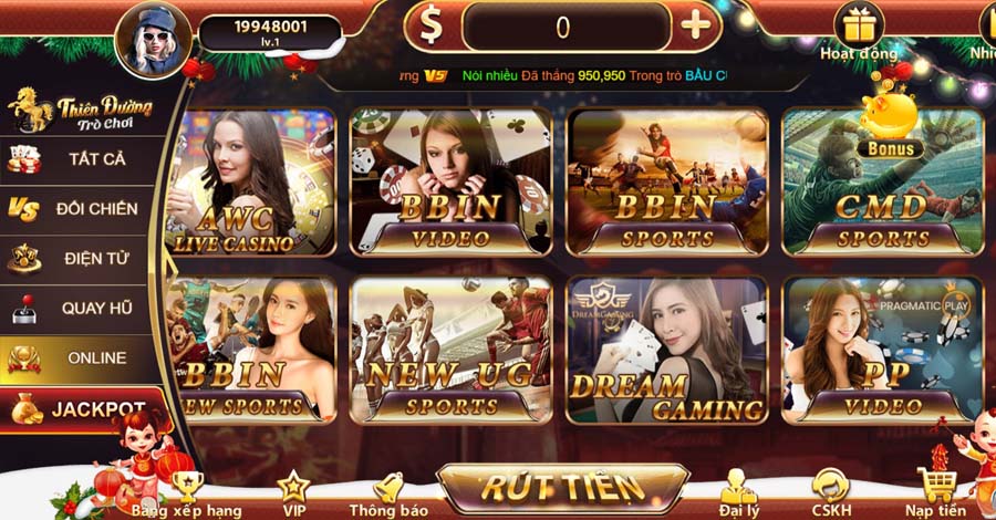 Hội tụ nhiều nhà phát hành game uy tín